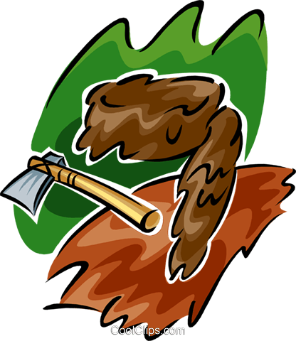 Axe Royalty Free Vector Clip Art Illustration - Illustration (616x700)
