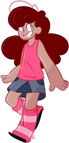 I Drew @knittinggiantbeanies 's Oc, Alice Just,,,,,,i - Cartoon (500x500)