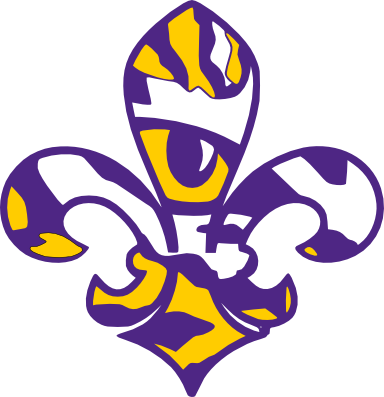 Lsu Tigers Clipart - Lsu Tiger Eye Svg (384x397)