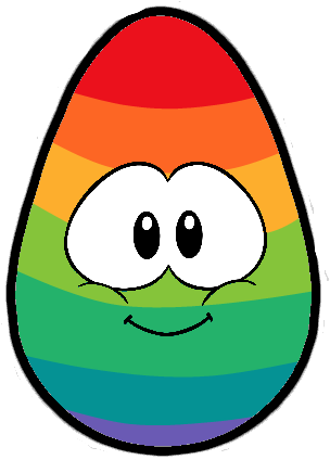 53, April 10, 2014 - Easter Egg Png Rainbow (355x479)