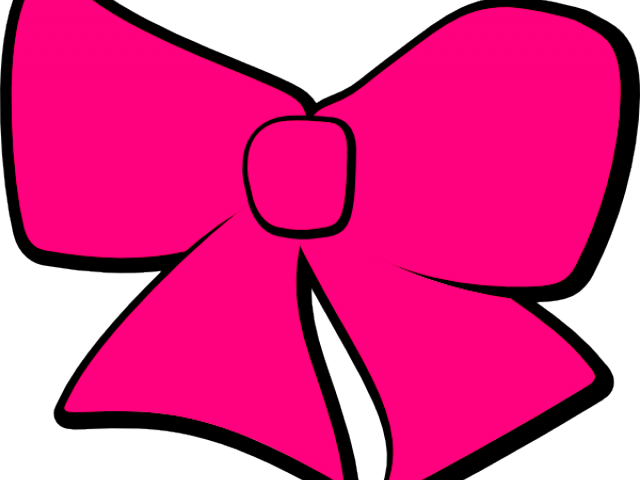 Pink Hair Clipart Cheer Bow - Pink Bow Clipart (640x480)