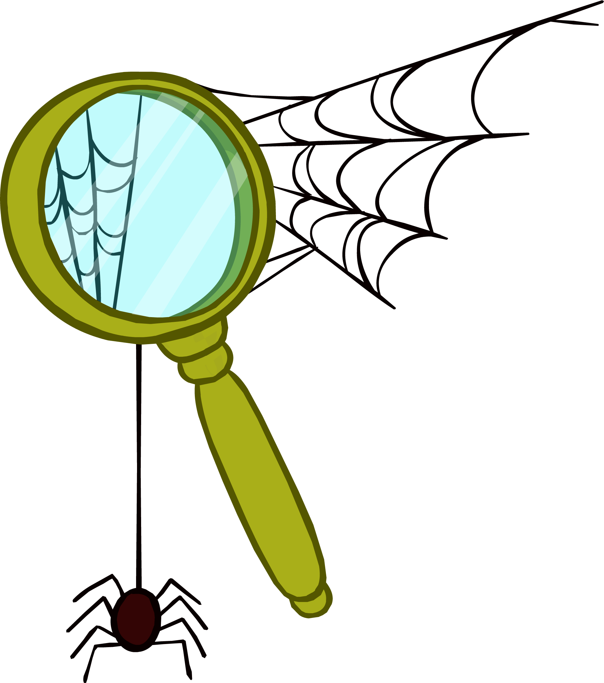 Inspector's Magnifying Glass - Magnifying Glass Club Penguin (1922x2173)