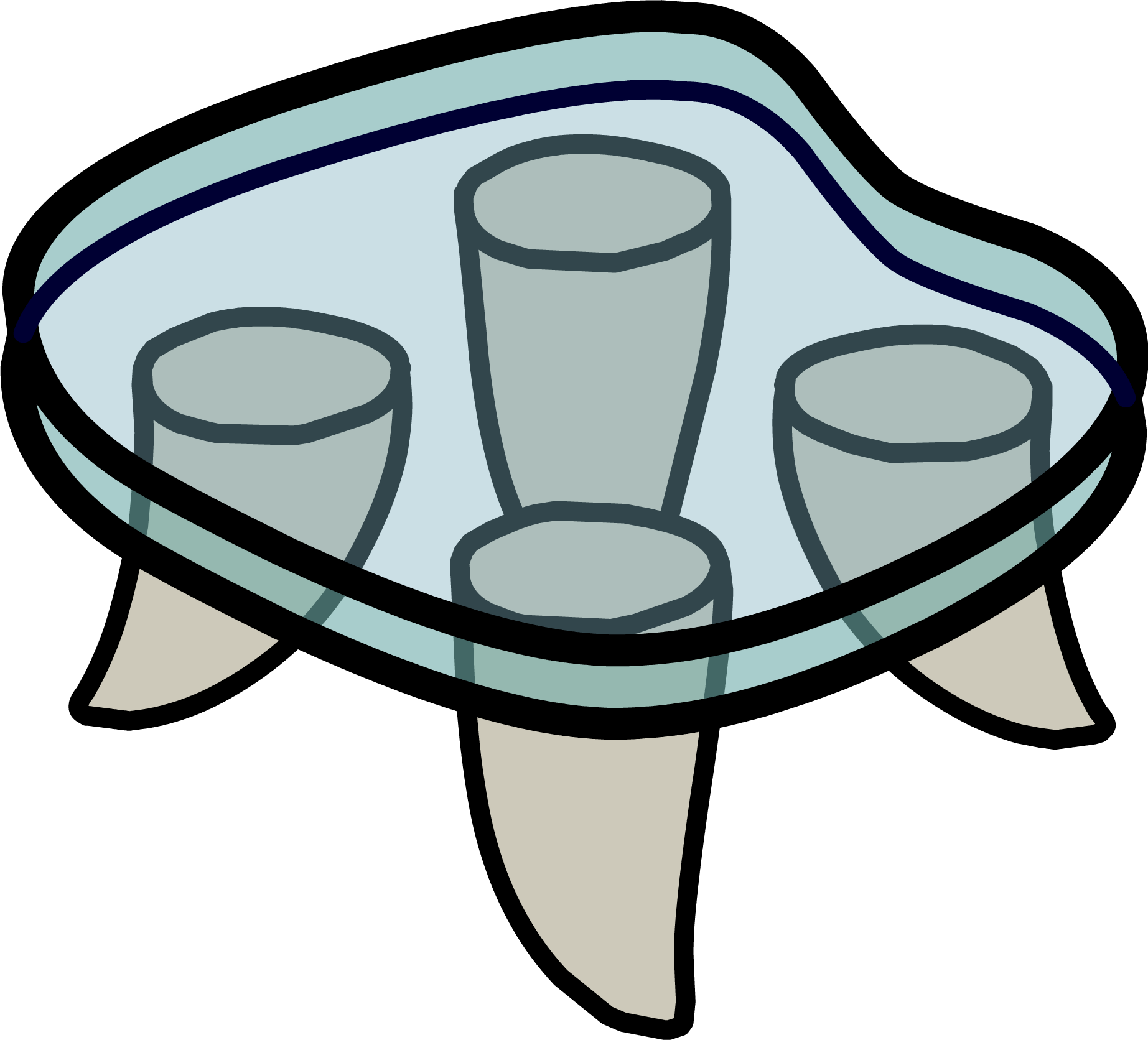 Volcanic Glass Side Table - Volcanic Glass Side Table (1845x1672)