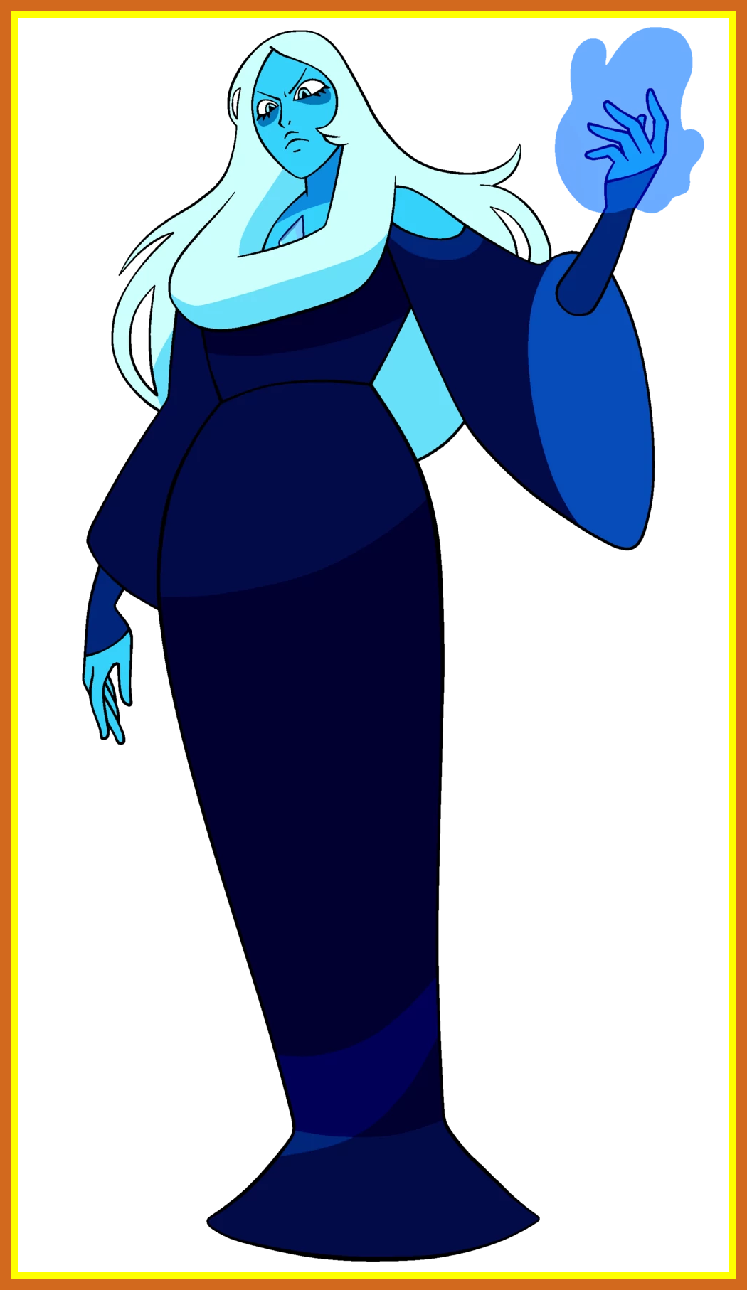 Appealing Know People Are More Into The White Diamond - Blue Diamond (1050x1814)