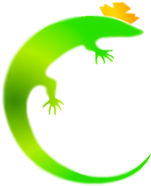 Crown Lizard 2 - Black Lizard Logo Jpg (367x367)