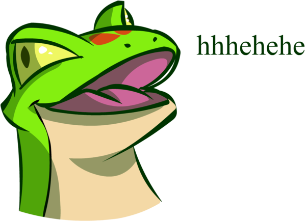 Techo Edition By Zaxlin - Green Lizard Cartoon Transparent (600x445)