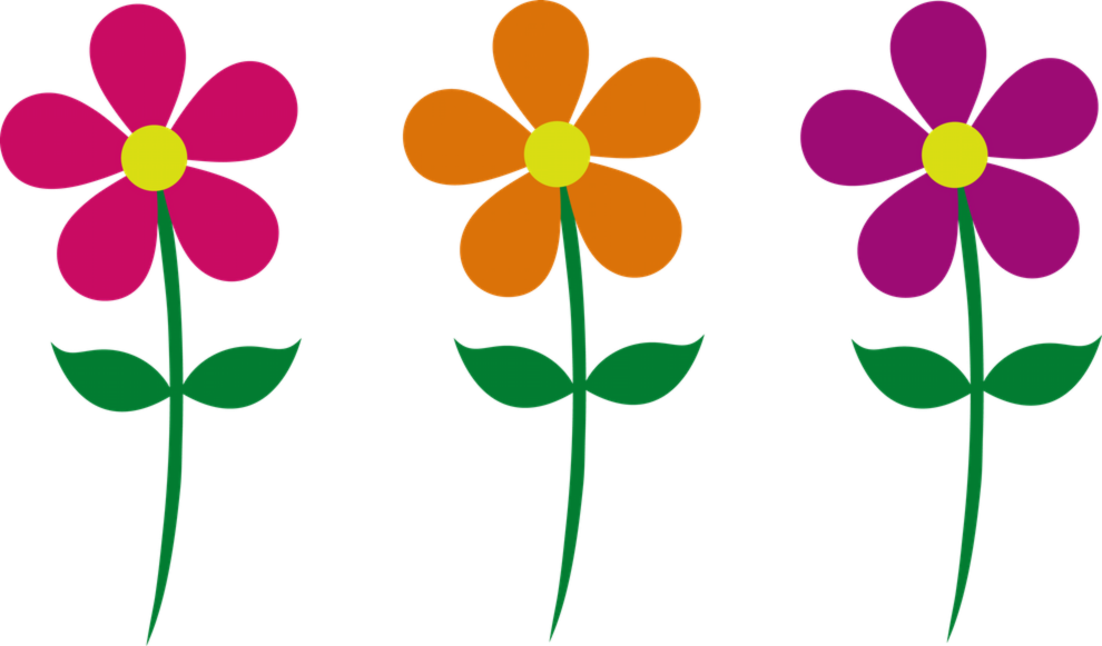 Cartoon Images Flowers Photo Gallery - Cartoon Flowers (990x581)