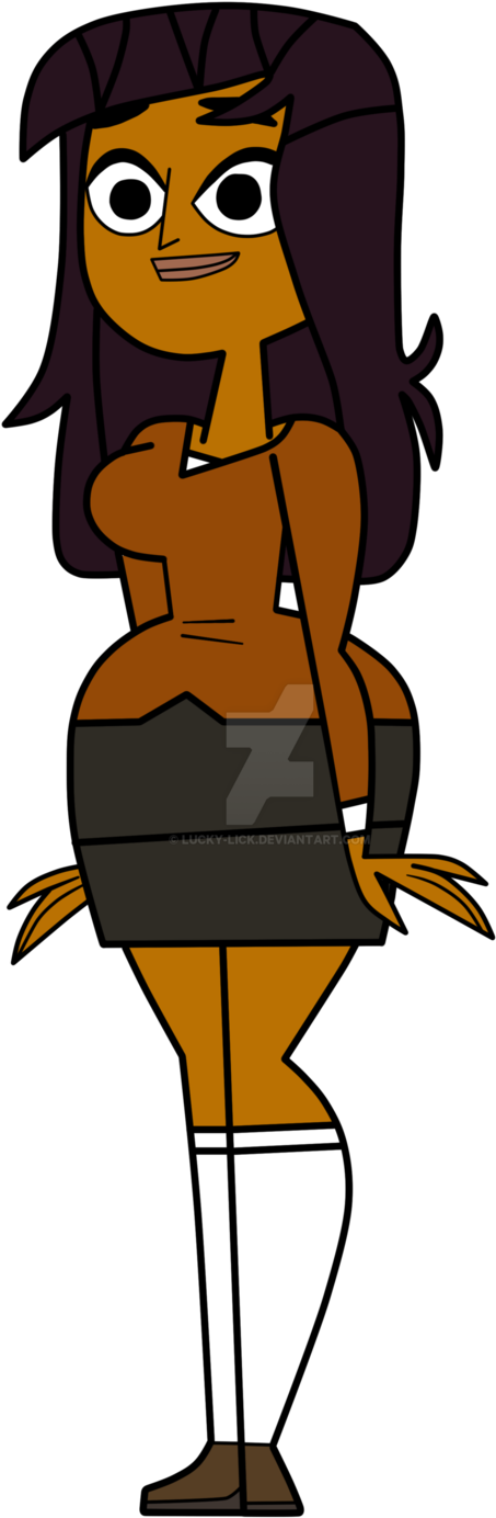 Lucky Lick Deviantart - Total Drama Anne Marioa (529x1508)