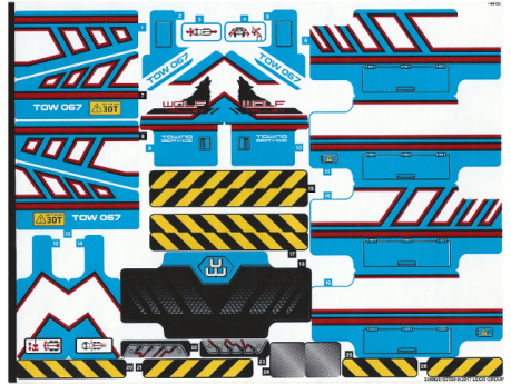 Sticker 42070 All Terrain Tow Truck - Lego Technic (458x458)