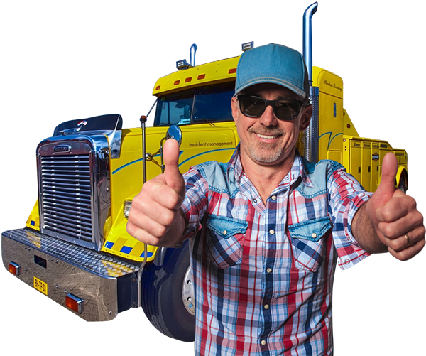 Mobile Apps - Truck Driver Png (610x500)