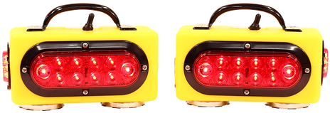 Towmate Tm3 Wireless Magnetic Tow Truck Stop Tail Turn - Towmate Wireless Led Tow Lights With End Markers 7 (500x281)