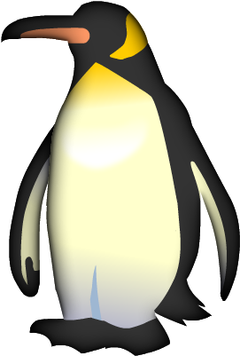 Alamoji Sticker Pack Messages Sticker-3 - King Penguin (408x408)