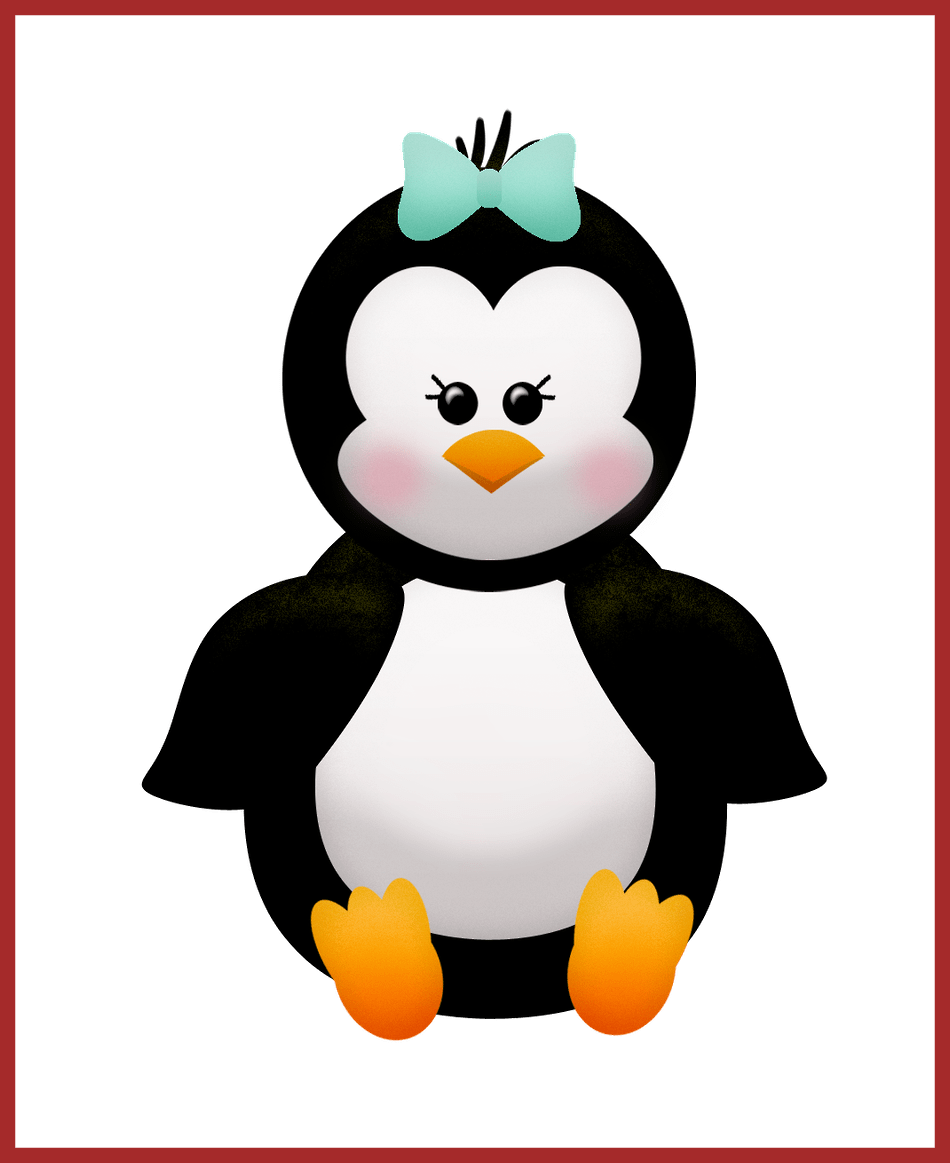 Shocking Pin By Marcela Arce On Cameo Svg Clip Art - Pinguim De Natal Desenhos (950x1163)