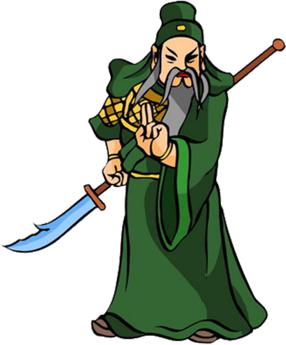 Romance Of The Three Kingdoms Records Of The Three - Guandao (500x500)