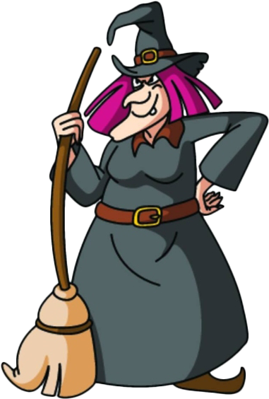 Witchcraft Cartoon Boszorkxe1ny Illustration - Bruja Caricatura (600x600)