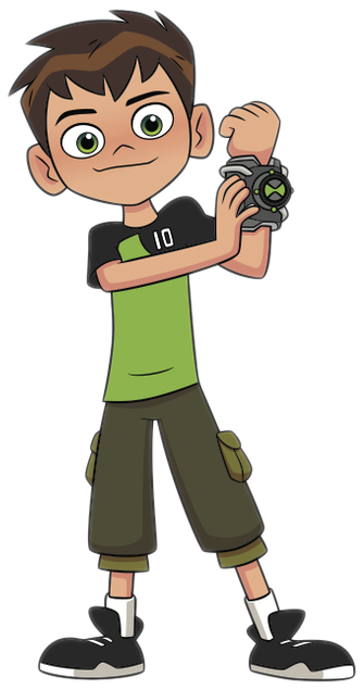Cartoon Characters - Ben 10 Reboot Ben Tennyson (506x800)