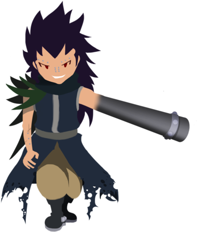 Gajeel Chibi By Macuapo89 - Fairy Tail Chibi Gajeel (400x523)
