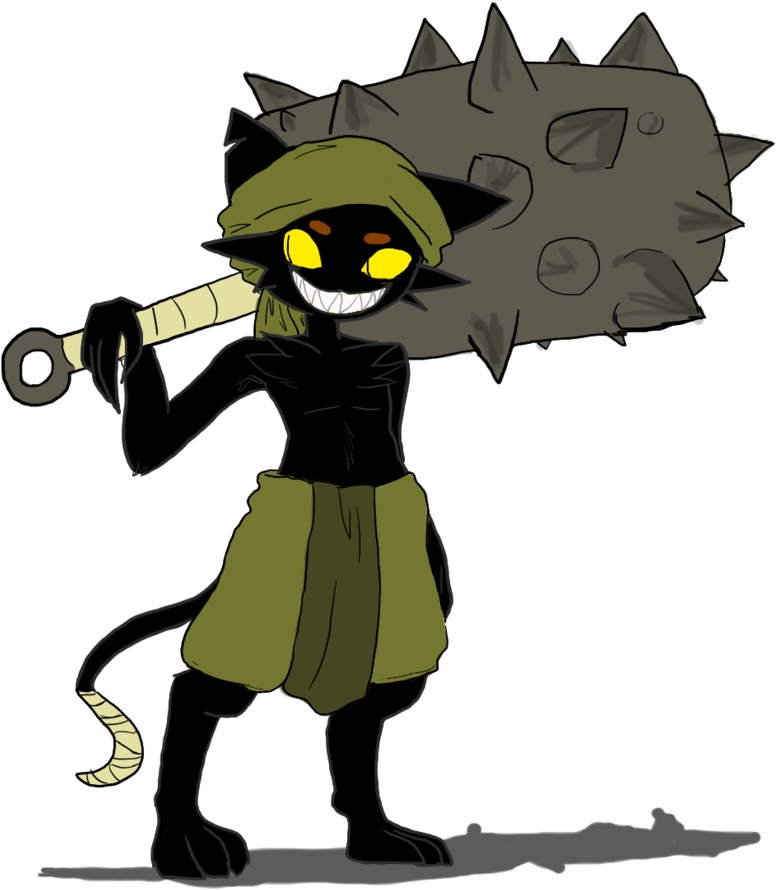 Famous Cartoon Serial - Cartoon Humanoid Cat (843x948)