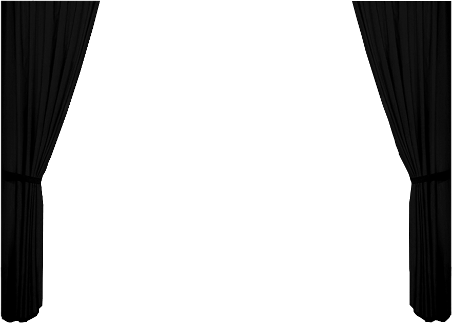 Black Stage Curtain Png (900x700)