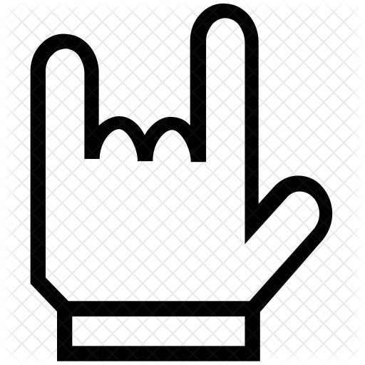 Rock N Roll Icon - Point Finger (512x512)