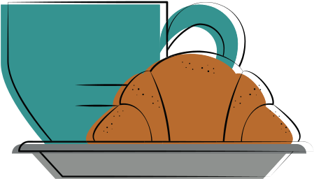 Croissant And Coffee Pastry Food Related Image - Croissant And Coffee Pastry Food Related Image (550x550)