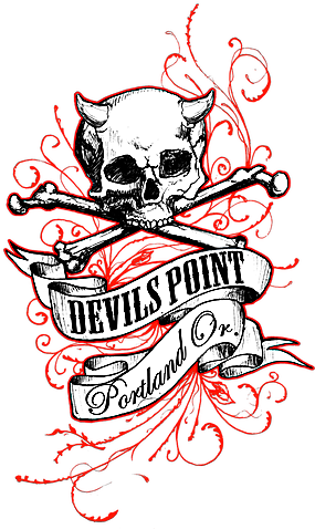Devils Point, Portland, Oregon's Rock 'n' Roll Strip - Illustration (314x512)