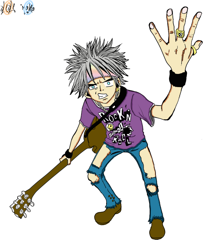 Rave Master Haru Rock N' Roll By Didimakia - Rave Master (760x841)