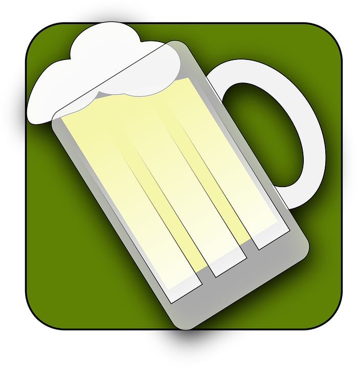 Pub Clipart Beer Cup - Beer Icon (698x720)