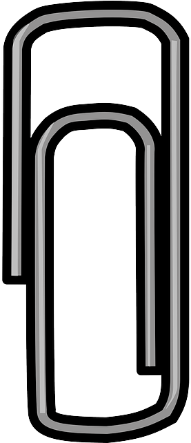 Metal Paperclip, Clip, Office, Metal - Paper Clip Clip Art (320x640)