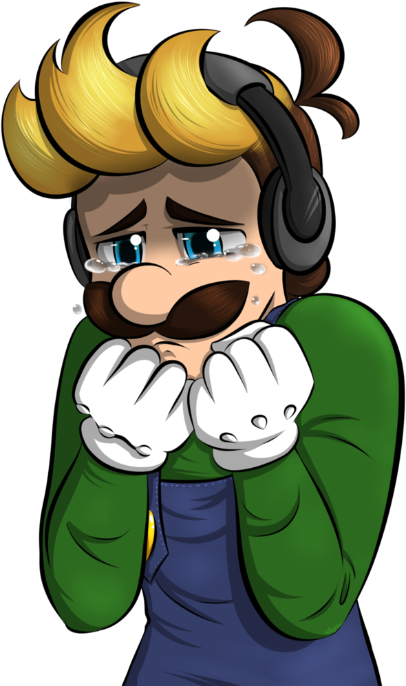 Sad Luigikid By Elwensa - Digital Art (752x1063)