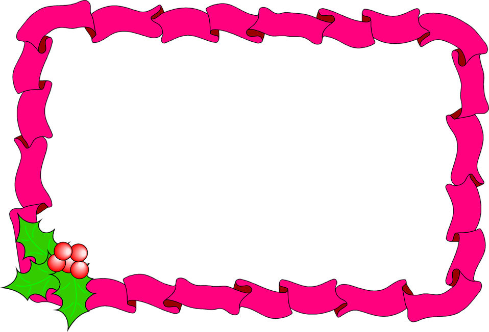 Jelly Bean Clipart Frame - Christmas Borders And Frames (958x652)