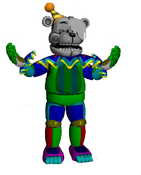 Circus Grey The Grey Bear By Fnafeditstop - Rocktime Freddy (600x600)