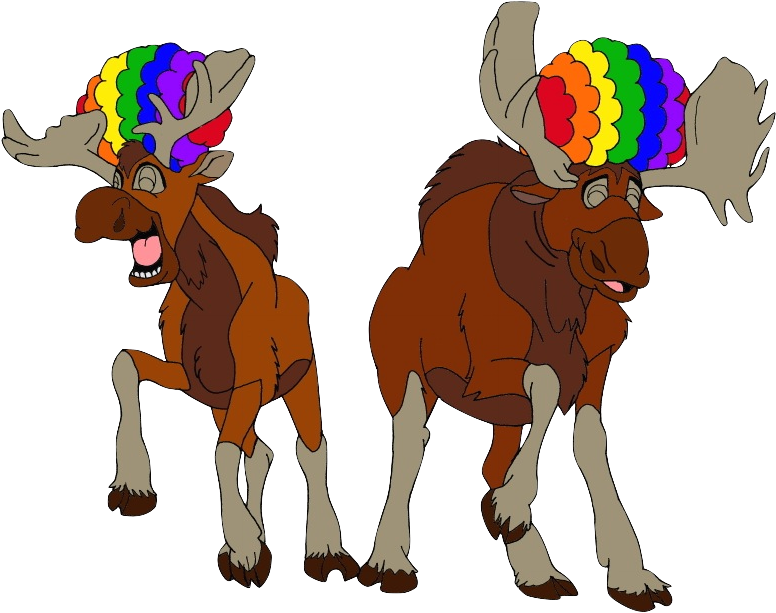Moose Clipart Tuke - Rutt (866x672)
