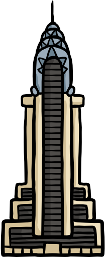Chrysler Building Free Icon - Chrysler Building Free Icon (512x512)