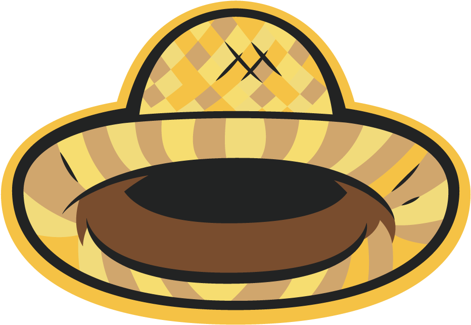 Hawaii Hat Clip Art - Chapeu De Palha Vetor (1000x1000)