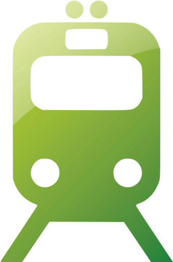 Web 2 Green Train Icon - Society6 Train Throw Blanket - 51" X 60" (512x512)