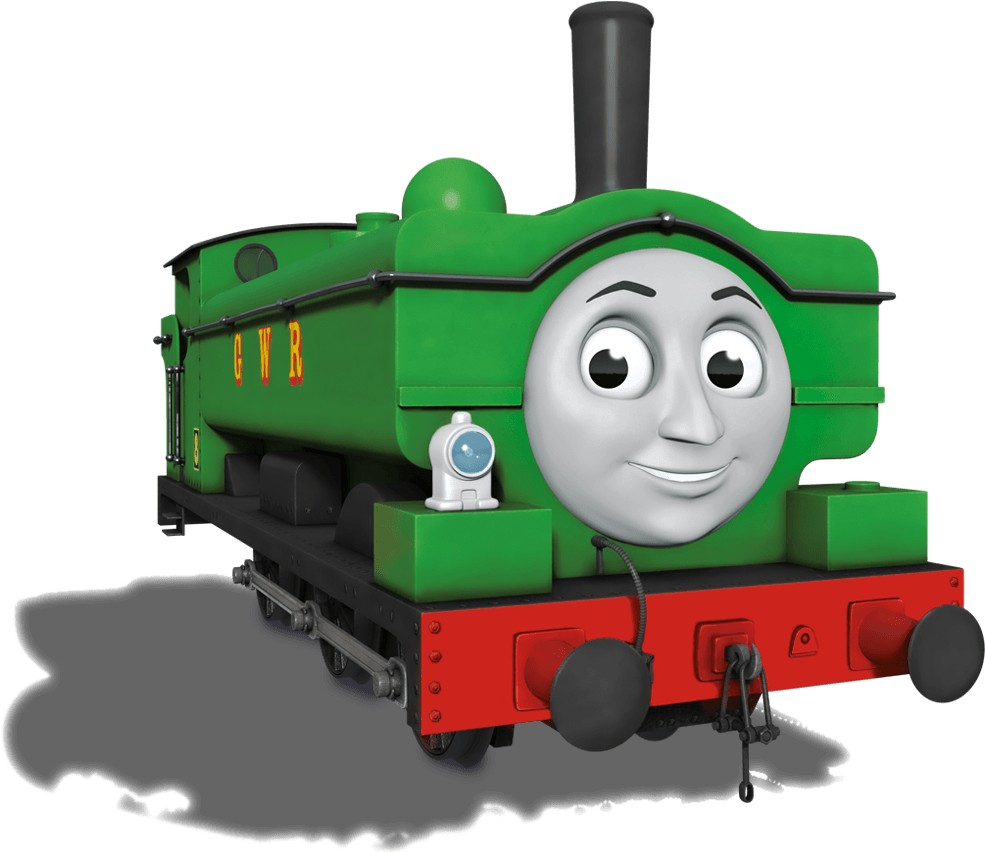 Thomas The Tank Engine Clipart Green Train - Duck Thomas Tank Engine (1282x1050)