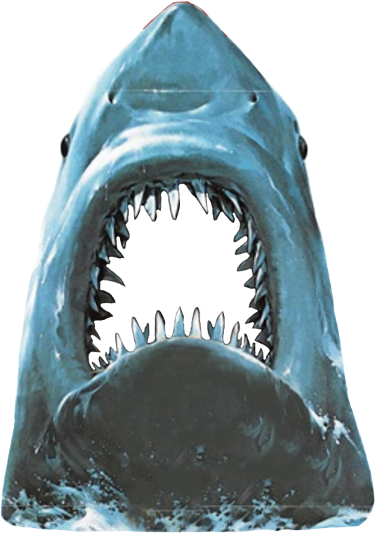 Jaws Shark Size - Jaws 2 Movie Poster (1024x1024)
