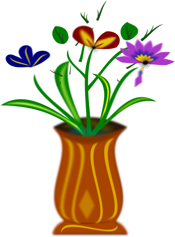 Flores Png Images 424 X - Wurfskissen Entkernen Blumen Kissen (424x600)