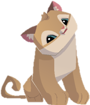 Posted By Nafaria Aj At - Animal Jam Cougar (379x347)