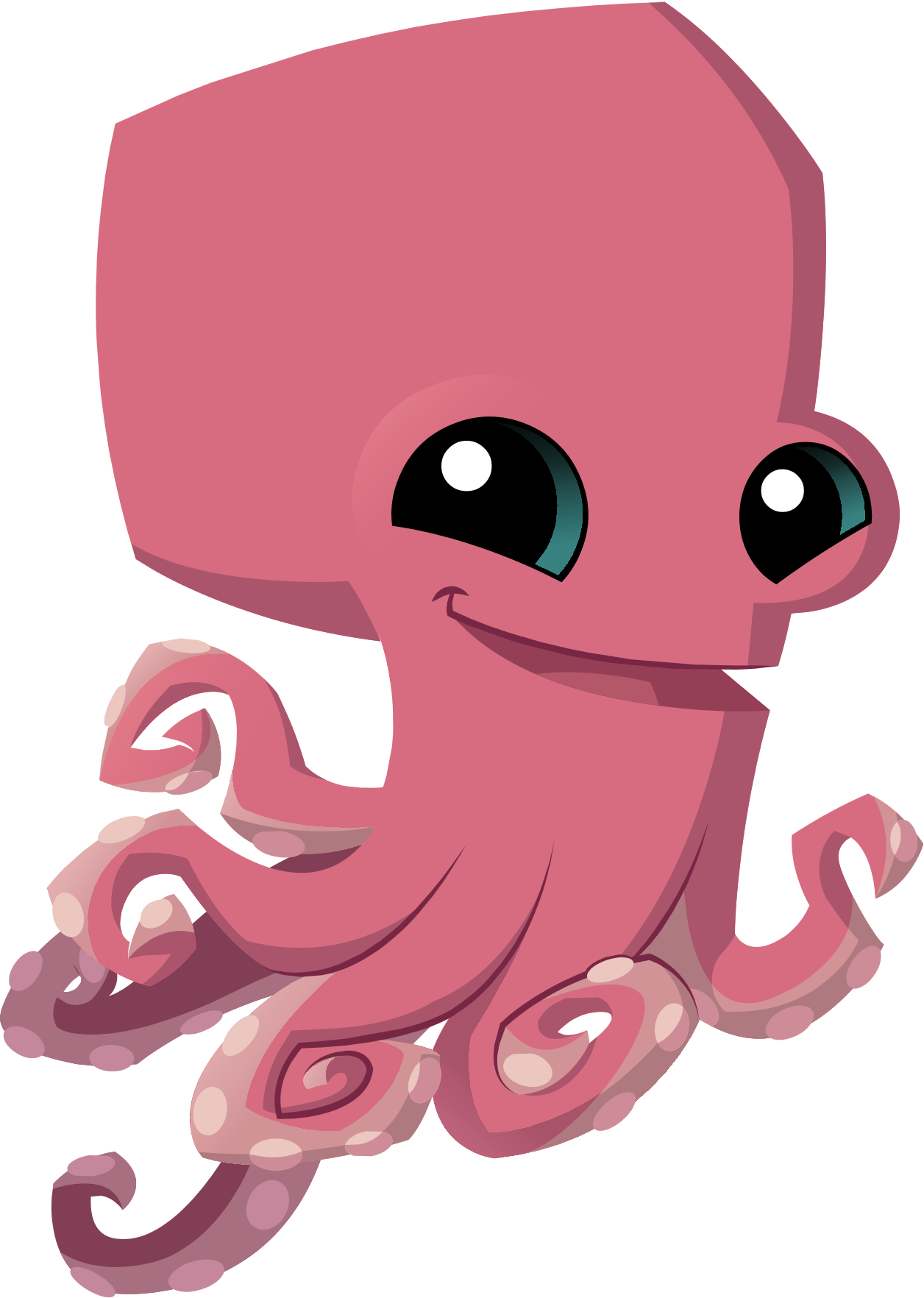 Renovated Art Octopus - Animal Jam Octopus (1256x1764)