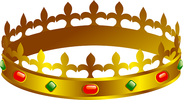King, Queen, Recreation, Gold, Party, Crown, Festive - Prince Crown Clip Art (640x350)
