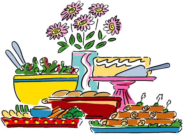 Our Monthly Potluck Supper Will Be On Wednesday, May - Luncheon Clip Art (629x464)