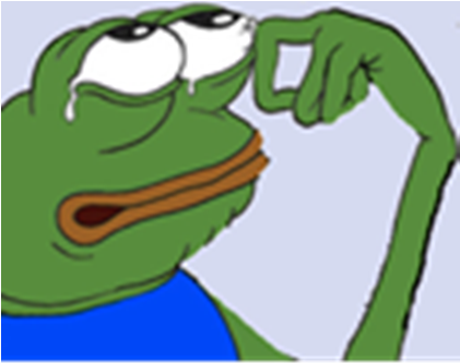 Feels Bad Man Frog Enough Download - Life's Not Worth Living (420x420)