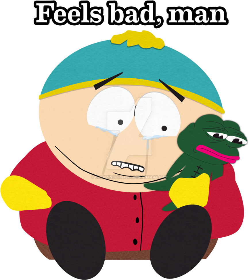 Pepe The Frog Know Your Meme Feeling - Feelsbadman Wall Art (1024x1024)