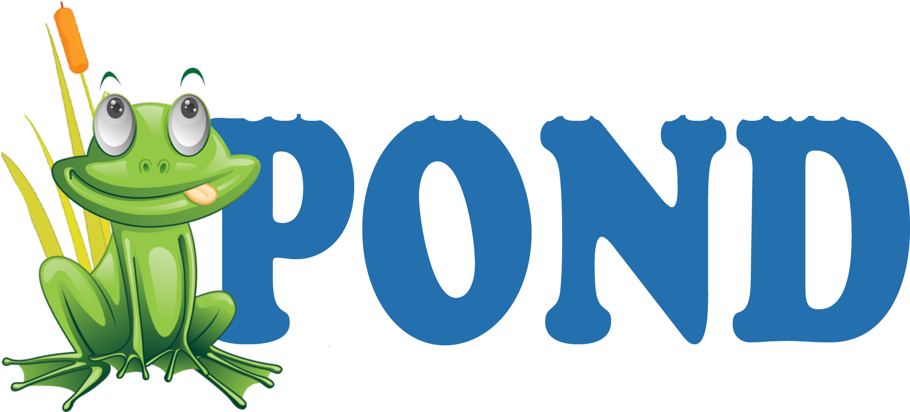 Small Small Pond - Cartoon Frogs (1900x952)