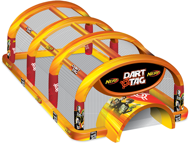 Nerf Provided Teams With Glasses, Official Jerseys - Nerf Dart Tag (800x518)