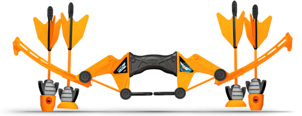 Air Storm Z-tek Bow And Arrows Orange - Air Storm Z-tek Bow And Arrows Orange (617x265)