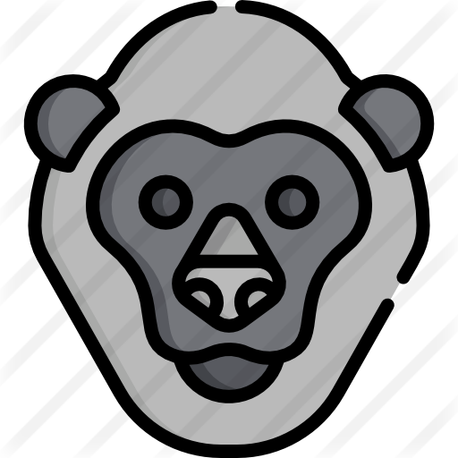 Gorilla - Coffee Clip Art (512x512)