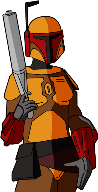 Cartoon Violence By Mrfett915 - Boba Fett (612x792)